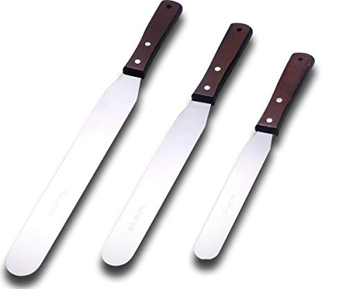 Straight Icing Spatula Stainless Steel Baking Set of 6" (straight spatulas 6 8 10 inches)