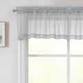 Light Grey Valances for Windows (Light Grey / 42"W x 14"L (Pack of 2))