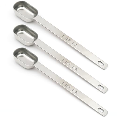 3PCS 1TSP 5ML (1tsp|1/3tbsp|5ml|1/6oz)