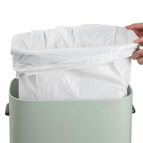 Tammi 14.5 Gal Slim Push Button Trash Can (Pistachio Gelato)