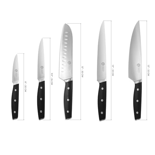 MasterChef Chef Knife Set with Bag (5pc / Knife Roll Set)