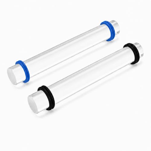 Clay Rolling Pin Thickness Rings (Clear)