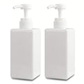 Plastic Pump Bottle Refillable Lotion Soap Dispenser 22oz White 2 Pack (22oz/650ml / White)