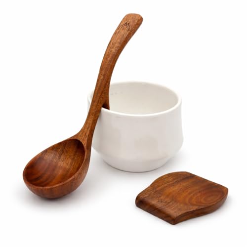 4Pcs Wooden Ladle Set