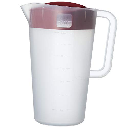 1/2-Gallon Pitcher with 4 Way Lid, BPA Free (64 Ounces)