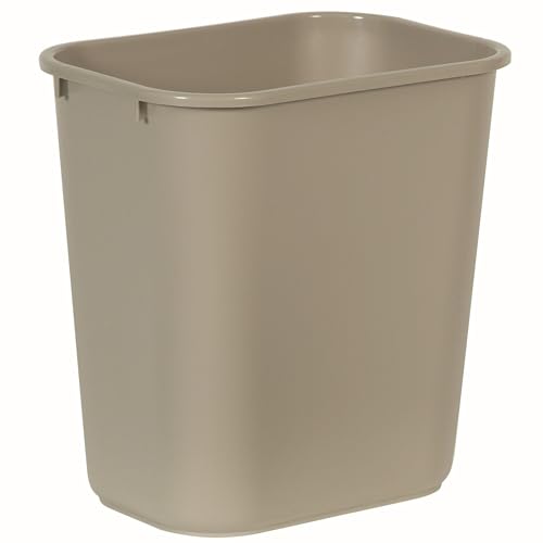 Resin Wastebasket (7 Gallons / Beige)
