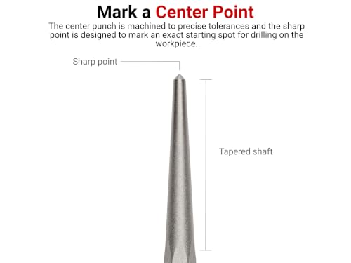 7 16 Inch Center Punch (7/16 in. / Center)