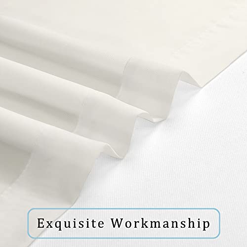 Sheer Curtains (Ivory / 42"W x 50"L (Pack of 2))