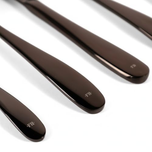 Silverware Set for 6 (Matte Black / 30 - Piece)