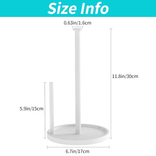 Paper Towel Holder Countertop (White)