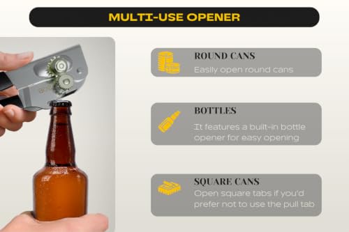Heavy Duty Can Opener with Magnet (Folding with Magnet)