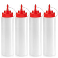 24 oz Large Condiment Squeeze Bottles for Sauces (24oz 4 Pack)
