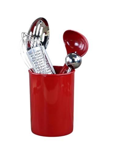 Calypso Basics by Reston Lloyd Plastic Utensil Holder (Utensil Holder / Red)