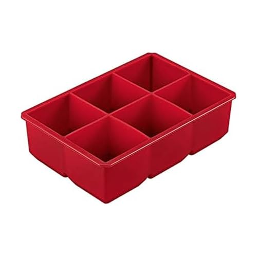 Large Cube Silicone Tray Ice Mold (Makes 24 Large Cubes (2 Pack) / Large Cube Ice Tray)