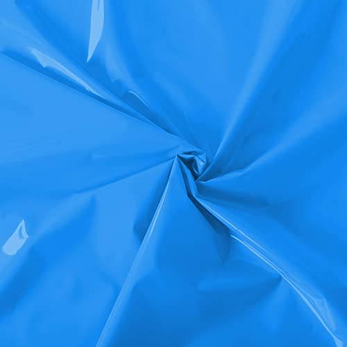 Waterproof Oil Proof Bib Apron Utility Apron Chemical Resistant Apron with Sleeve Work Apron Ultra Lightweight (Blue)
