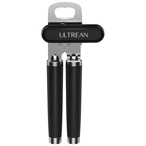 Manual Can Opener Bottle Opener (Black)
