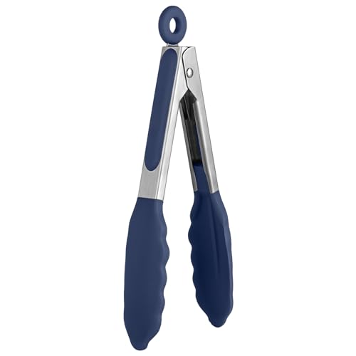 Kitchen Tong for Cooking (Midnight Blue / 7 inch)