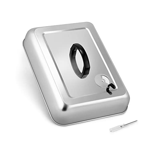 Melting Dome 13.3" X 9.8" Stainless Steel Basting Steam Cover (1 x Melting dome with vent)