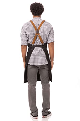 Unisex Berkeley Bib Apron (One Size / Black Bib Apron)