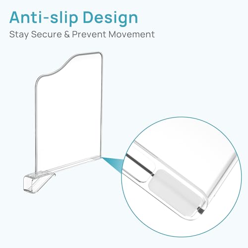 12" Extra Tall x 11.7" Deep Shelf Dividers (Extra Tall: 12"Height)