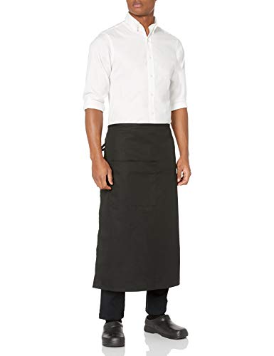 unisex adult Full Apron (One Size / Black)