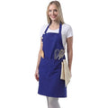 Kitchen Apron for Women & Men Waterdrop Resistant (1 Pack - Navy Blue)