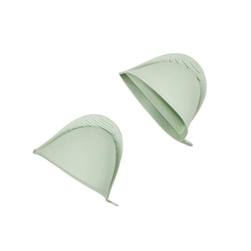 6 Piece Silicone Oven Mitts Set (Light Green)