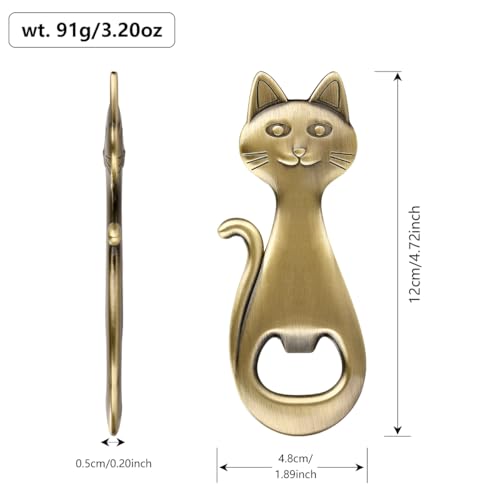 Cat Beer Bottle Opener (Bronze)