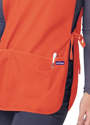 Unisex Apron Cobbler Apron (Standard / Mandarin Orange)