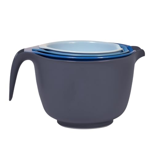 Mixing Bowls with Pour Spout (4pc Blue / 4 count)