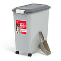 Dog Food Storage Container (40 lbs / Gray/Dark Gray)