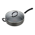 Ultimate Hard Anodized Non Stick Jumbo Cooker With Lid & Helper Handle 5 Quart (5-Quart Jumbo Cooker)