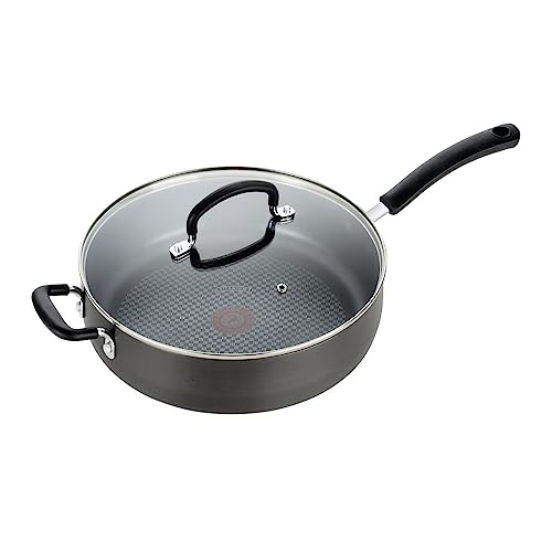 Ultimate Hard Anodized Non Stick Jumbo Cooker With Lid & Helper Handle 5 Quart (5-Quart Jumbo Cooker)