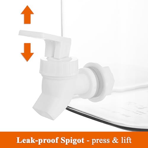 1.2 Gallon Plastic Drink Dispenser with Spigot