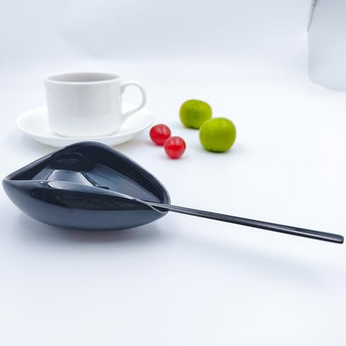Mini Coffee Spoon Holder (Ture black+black Spoon)