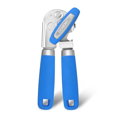 Heavy Duty Hand Can Opener Manual with Magnet (Klein blue)