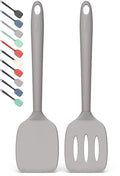 2 Pack Silicone Spatula Set (PureGray-A)