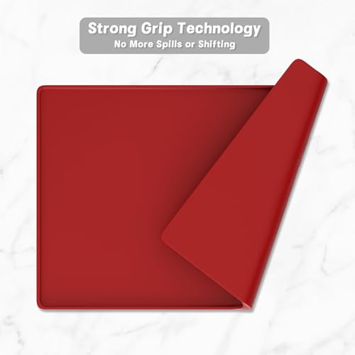 Silicone Coffee Mat (Red / 12" x 19")