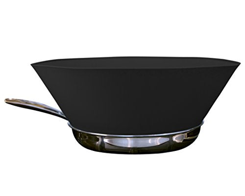 10 (Medium) - Black - Splatter Guard, as Seen on Shark Tank (Black)