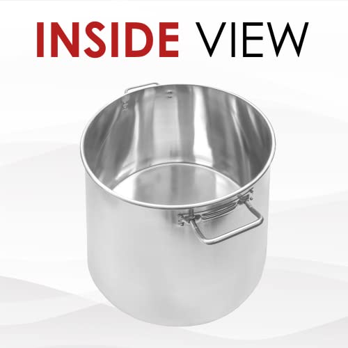 Stainless Steel Stock Pot Kettle (60 Quarts)