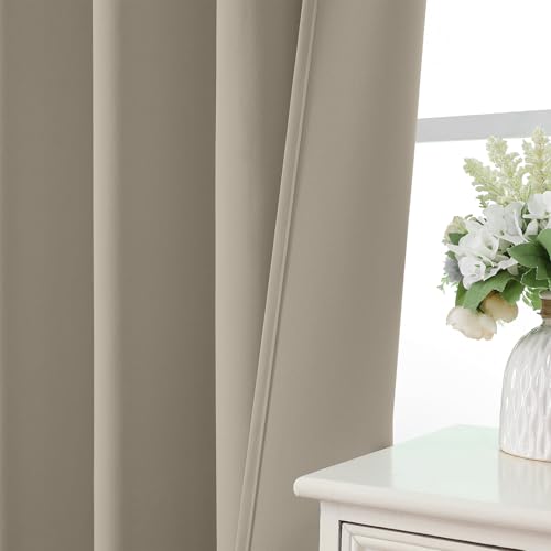Light Beige Blackout Curtains Customize (Light Beige / Customsize)