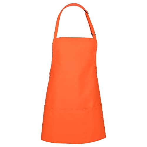 Original Three Pocket Bib Apron (One Size / Orange)