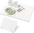 Large Stone dish Drying Mat for Kitchen Counter 24"x16"