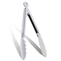 9 Inch Kitchen Tongs (White, 9 Inch)