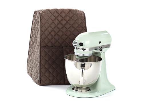 Keepsakes Mixer Cover Dust Protection (Bronze Quilted Polyester / 12W x 12D x 17H)