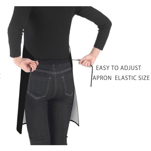 Funny Baking Aprons for Women with Pocket (Apron-baking Adjustable)