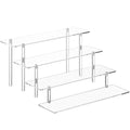 4 Tier Acrylic Perfume Organizer Stand (4-Tier 11.6IN Clear)