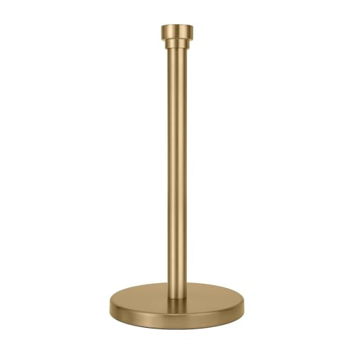 Warm Gold Paper Towel Holder Countertop (Warm Gold)