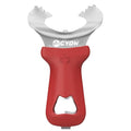 Mason Jar Opener Tool with Soft Touch Handle (Red)