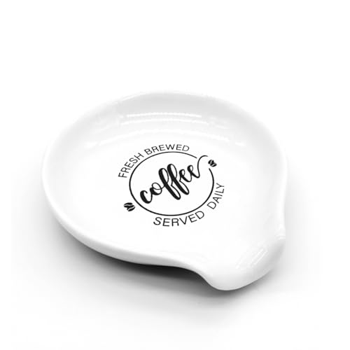 Funny Coffee Spoon Rest (Coffee Chaos & Cuss)